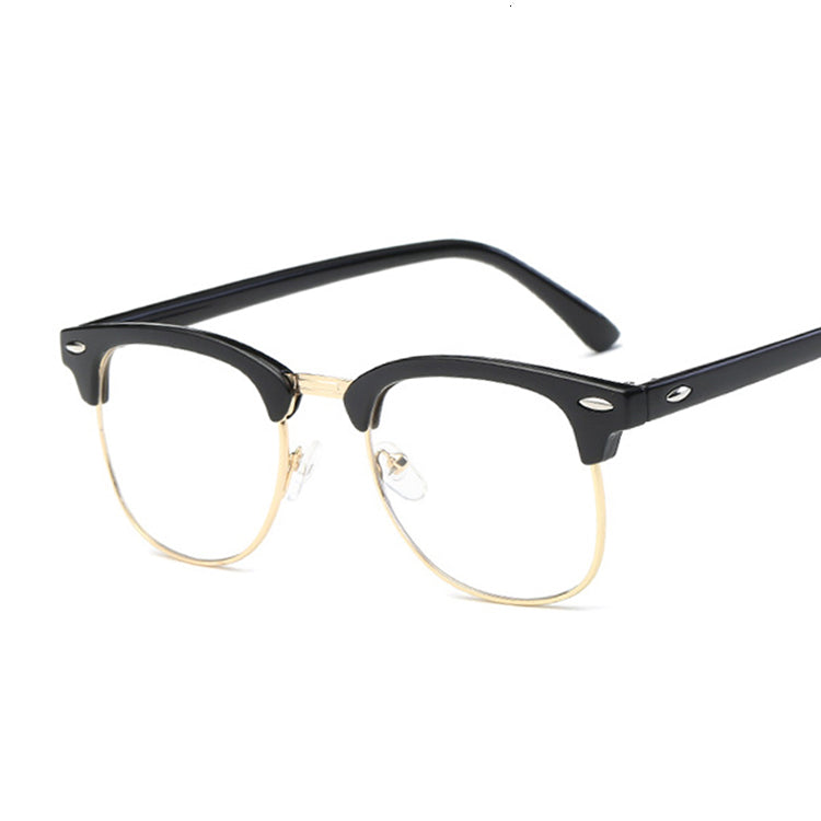 Vintage Glasses Frame Men Women Reading Goggle Blue Light Proof Glasses Male Female Computer Transparent Optical Eyewear