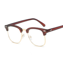 Load image into Gallery viewer, Vintage Glasses Frame Men Women Reading Goggle Blue Light Proof Glasses Male Female Computer Transparent Optical Eyewear