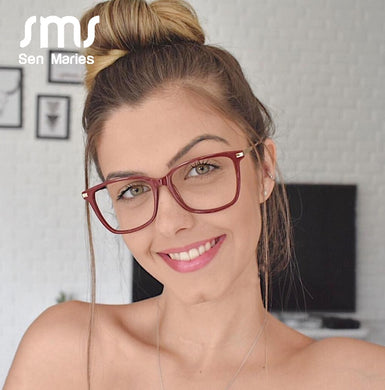 Occhiali vintage con montatura per donna, uomo, lenti trasparenti, occhiali retrò, montatura per occhiali da donna, occhiali da vista a specchio piatto, occhiali da lettura per miopia