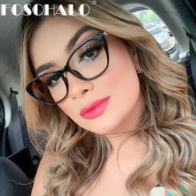 Vintage Glasses Frame Women Men Flat Mirror Retro Cat Eye Female Glasses Eyewear Optical Computer Clear Eyeglasses Feminino