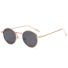 Load image into Gallery viewer, Vintage Glasses Women Feminine Round Sunglasses  Brand Gradient Sun Glasses Punk Style Metal Frame gafas de sol mujer