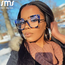 Load image into Gallery viewer, Vintage Glasses Women Men Square Clear Glasses Optical Eyeglasses Frame Transparent Lens Spectacle Frame NOT Anti Blue Light
