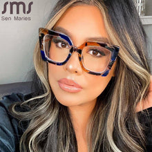 Load image into Gallery viewer, Vintage Glasses Women Men Square Clear Glasses Optical Eyeglasses Frame Transparent Lens Spectacle Frame NOT Anti Blue Light