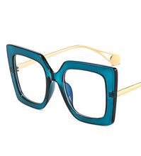 Load image into Gallery viewer, Vintage Glasses Women Men Square Clear Glasses Optical Eyeglasses Frame Transparent Lens Spectacle Frame NOT Anti Blue Light