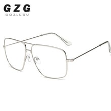 Load image into Gallery viewer, Vintage Gold Metal Frame Eyeglasses Mens Womens Sun glasses Retro Square Optical Lens Eyewear Nerd Clear Lens Glasses GOZLUGU