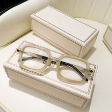 Load image into Gallery viewer, Vintage Gray Pink Lens Square Sunglasses Women 2023 Brand Spectacle Plain Eyewear 90s Rectangle Men Shades Sun Glasses