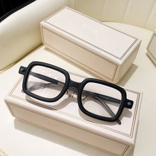 Load image into Gallery viewer, Vintage Gray Pink Lens Square Sunglasses Women 2023 Brand Spectacle Plain Eyewear 90s Rectangle Men Shades Sun Glasses