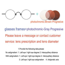 Load image into Gallery viewer, Vintage Handmade Old Glasses 30 32 34 36 38mm Small Round Myopia Optical Prescription Anti-Blu-ray Eyewear Frame Female Retro