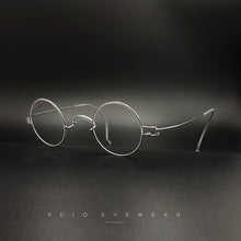 Load image into Gallery viewer, Vintage Handmade Old Glasses 30 32 34 36 38mm Small Round Myopia Optical Prescription Anti-Blu-ray Eyewear Frame Female Retro