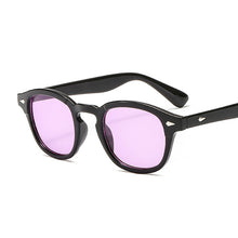 Load image into Gallery viewer, Vintage Johnny Depp Style Round Sunglasses Clear Transparent Ocean Lens Sun Glasses Male Female Brand Designer Oculos De Sol