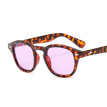 Load image into Gallery viewer, Vintage Johnny Depp Style Round Sunglasses Clear Transparent Ocean Lens Sun Glasses Male Female Brand Designer Oculos De Sol