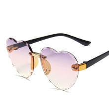 Carica l'immagine nel visualizzatore di Gallery, Vintage Kids Sunglasses Child Sun Glasses Heart Gafas Baby Children UV400 Sport Sunglasses Girls Boys Oculos De Sol