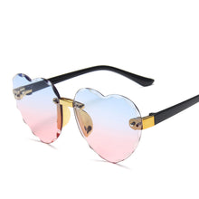 Load image into Gallery viewer, Vintage Kids Sunglasses Child Sun Glasses Heart Gafas Baby Children UV400 Sport Sunglasses Girls Boys Oculos De Sol