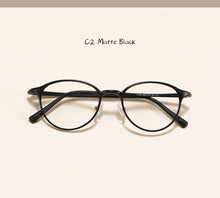 Load image into Gallery viewer, Vintage Korea Glasses Frame Women And Men ULTEM Round Trendy Ultralight Eyewear Frames Myopia Prescription Optical