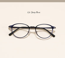 Load image into Gallery viewer, Vintage Korea Glasses Frame Women And Men ULTEM Round Trendy Ultralight Eyewear Frames Myopia Prescription Optical