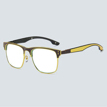 Load image into Gallery viewer, Vintage  Black Gold Full-rim Men Reading Glasses +0.75 +1 +1.25 +1.5 +1.75 +2 +2.25 +2.5 +2.75 +3 +3.25 +3.5 +3.75 +4 To+6