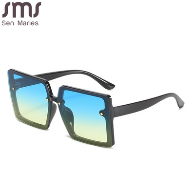 Vintage Man Women Sunglasses Oversized Beach Driving Sun Glasses For Women Square Shades Glasses Cool Eyewear Outside