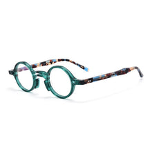 Load image into Gallery viewer, Vintage Men Acetate Glasses Frame Women Small Box Round  Brand Myopia Optical Eyeglasses Frame Japan Prescription Eyewear