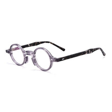 Load image into Gallery viewer, Vintage Men Acetate Glasses Frame Women Small Box Round  Brand Myopia Optical Eyeglasses Frame Japan Prescription Eyewear