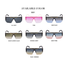 Load image into Gallery viewer, Vintage Men Rimless Sunglasses Irregular  Brand Designer Sun Glasses Women Retro One-piece Big Frame Eyeglasses