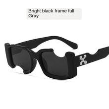 Load image into Gallery viewer, Vintage Men's Rectangular Sunglasses Brand Designer Hollowed out Female Sunglasses Square Shades Glasses UV400