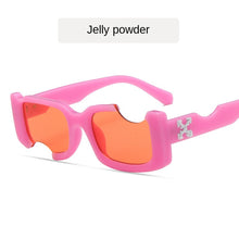Load image into Gallery viewer, Vintage Men's Rectangular Sunglasses Brand Designer Hollowed out Female Sunglasses Square Shades Glasses UV400