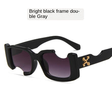 Load image into Gallery viewer, Vintage Men's Rectangular Sunglasses Brand Designer Hollowed out Female Sunglasses Square Shades Glasses UV400