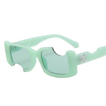 Load image into Gallery viewer, Vintage Men's Rectangular Sunglasses Brand Designer Hollowed out Female Sunglasses Square Shades Glasses UV400