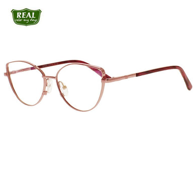 Vintage Metal Frame Anti Blue Light Glass Frame Computer Eyewear For Women Men Optical Spectacle Glasses Eyeglass Cateye