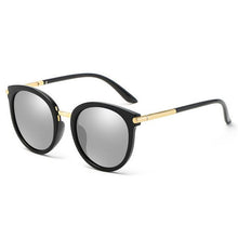 Load image into Gallery viewer, Vintage Minus Lens Polarized Sunglasses Prescription Women Anti-glare  Gray Lenses Oval Short-sight Goggle 0 -0.5 -0.75 To -6.0