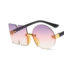 Load image into Gallery viewer, Vintage Mirror Rimless Sunglasses Kids Unique NO Letter Eyewear Girls Boys Punk Goggles Shades UV400 Child Sun Glasses