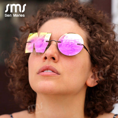 Vintage Mirror Round Sunglasses Women Retro NO Unique Red Silver Punk Sun Glasses Men Metal Frame Glasses Men Okulary