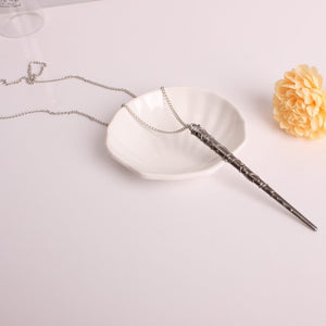 Vintage Necklace Harry Dumbledore Voldemort Hermione Ron Wand Potter Pendant Necklace Elder Wand Women Necklace Jewelry 4ND181