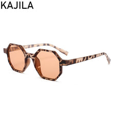 Load image into Gallery viewer, Vintage Octagon Sunglasses Women 2023  Brand Small Frame Square Sun Glasses For Female Shades Leopard Summer Beach Eyewear