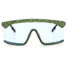 Load image into Gallery viewer, Vintage One Piece Sun Glasses Rimless Women Sunglasses Square Goggle Gradient Lens Brand Designer Oculos De Sol Feminino