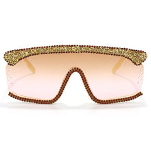 Load image into Gallery viewer, Vintage One Piece Sun Glasses Rimless Women Sunglasses Square Goggle Gradient Lens Brand Designer Oculos De Sol Feminino