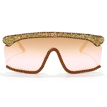 Load image into Gallery viewer, Vintage One Piece Sun Glasses Rimless Women Sunglasses Square Goggle Gradient Lens Brand Designer Oculos De Sol Feminino
