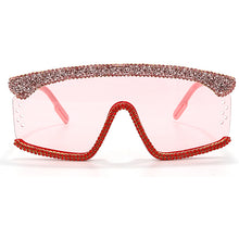 Load image into Gallery viewer, Vintage One Piece Sun Glasses Rimless Women Sunglasses Square Goggle Gradient Lens Brand Designer Oculos De Sol Feminino