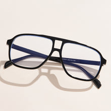 Load image into Gallery viewer, Vintage One Piece Transparent Optical Glasses Men Women Big Frame Anti Blue Ligth Eyeglasses Prescription Myopia Glasses