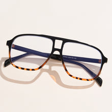 Load image into Gallery viewer, Vintage One Piece Transparent Optical Glasses Men Women Big Frame Anti Blue Ligth Eyeglasses Prescription Myopia Glasses