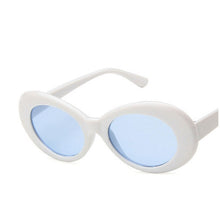 Load image into Gallery viewer, Vintage Oval Sunglasses Ladies Trendy Retro Sunglasses Eyewear Cat Eye Glasses UV Lunette De Soleil Male Female Black White