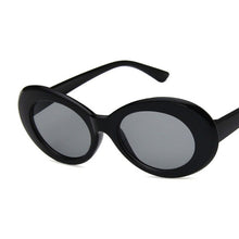 Load image into Gallery viewer, Vintage Oval Sunglasses Ladies Trendy Retro Sunglasses Eyewear Cat Eye Glasses UV Lunette De Soleil Male Female Black White