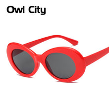 Load image into Gallery viewer, Vintage Oval Sunglasses Women Brand Designer Retro Sunglass Man Female Male Eyewear Sun glass kurt cobain glasses