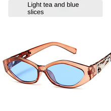 Load image into Gallery viewer, Vintage Oval Sunglasses Women  Brand Designer Sunglasses Women 2023 Black Round Glasses Gafas De Sol