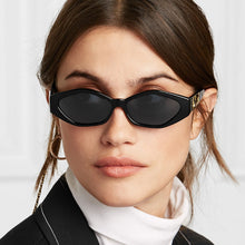 Load image into Gallery viewer, Vintage Oval Sunglasses Women  Brand Designer Sunglasses Women 2023 Black Round Glasses Gafas De Sol