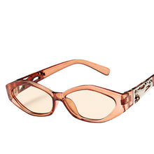 Load image into Gallery viewer, Vintage Oval Sunglasses Women  Brand Designer Sunglasses Women 2023 Black Round Glasses Gafas De Sol