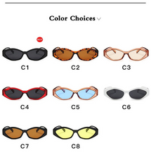 Load image into Gallery viewer, Vintage Oval Sunglasses Women  Brand Designer Sunglasses Women 2023 Black Round Glasses Gafas De Sol