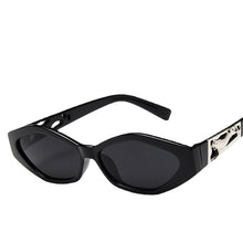 Load image into Gallery viewer, Vintage Oval Sunglasses Women  Brand Designer Sunglasses Women 2023 Black Round Glasses Gafas De Sol