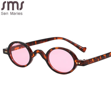 Vintage Oval Sunglasses Women Men Steampunk Sun Glasses Men Small Frames Retro Eyeglasses Punk Eyewear UV400