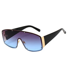 Load image into Gallery viewer, Vintage Oversized Goggle Sunglasses Women 2023 Rivet Retro Gradient Sun Glasses Men Female Designer Glasses Shades UV400